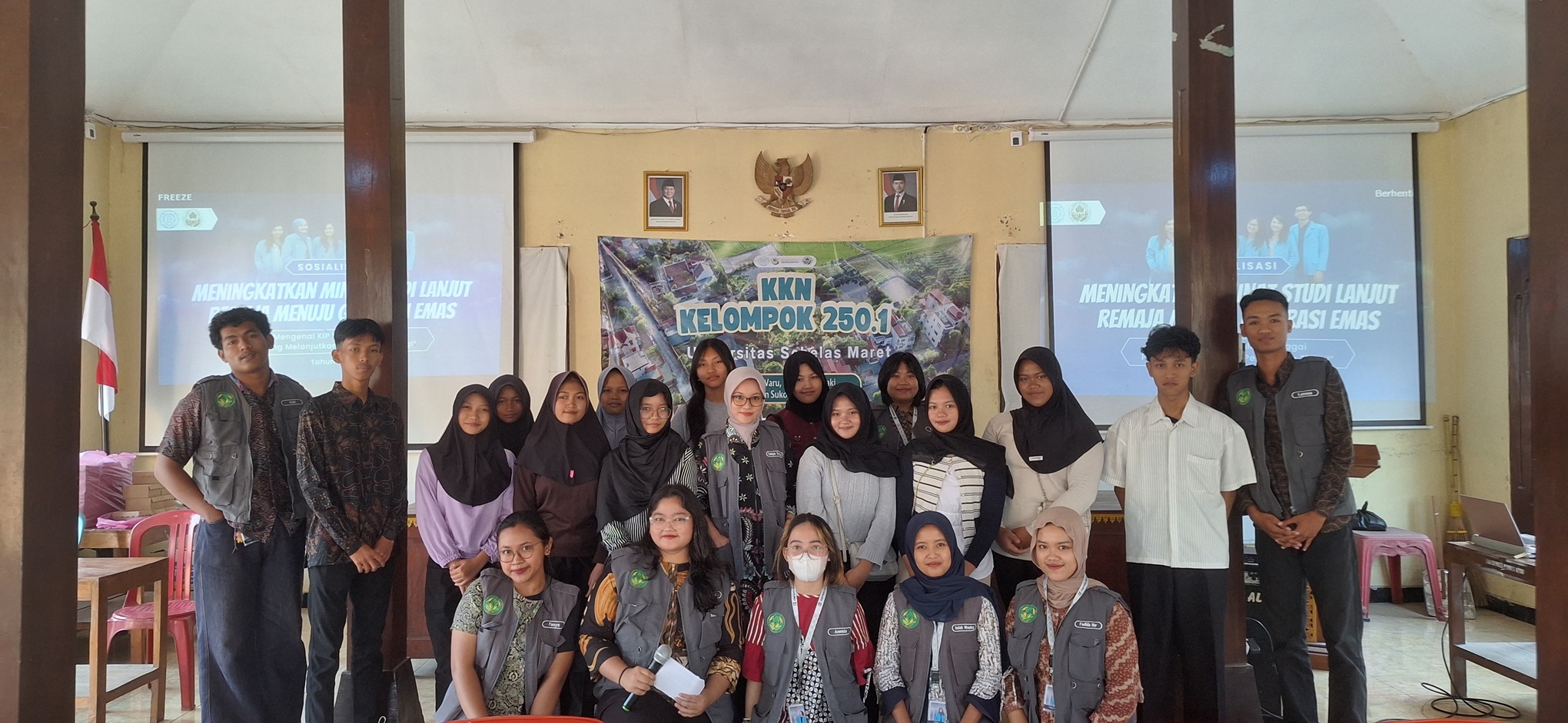 Menuju Generasi Emas: KKN UNS Dorong Minat Studi Lanjut Remaja Desa Waru melalui Sosialisasi KIP Kuliah